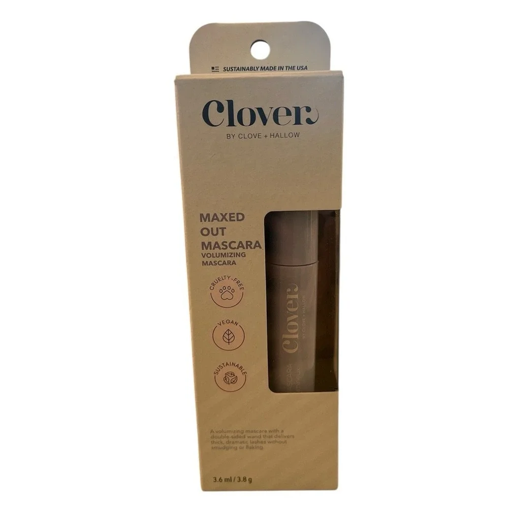 Clover Maxed Out Volumizing Brown Mascara By Clove + Hallow New In Box